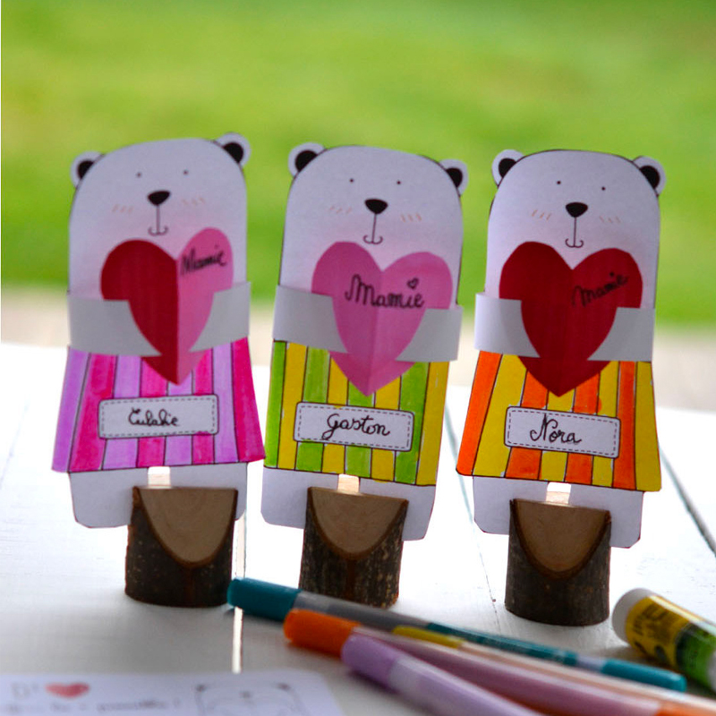 Mother’s Day DIY: Little bear cubs full of love!